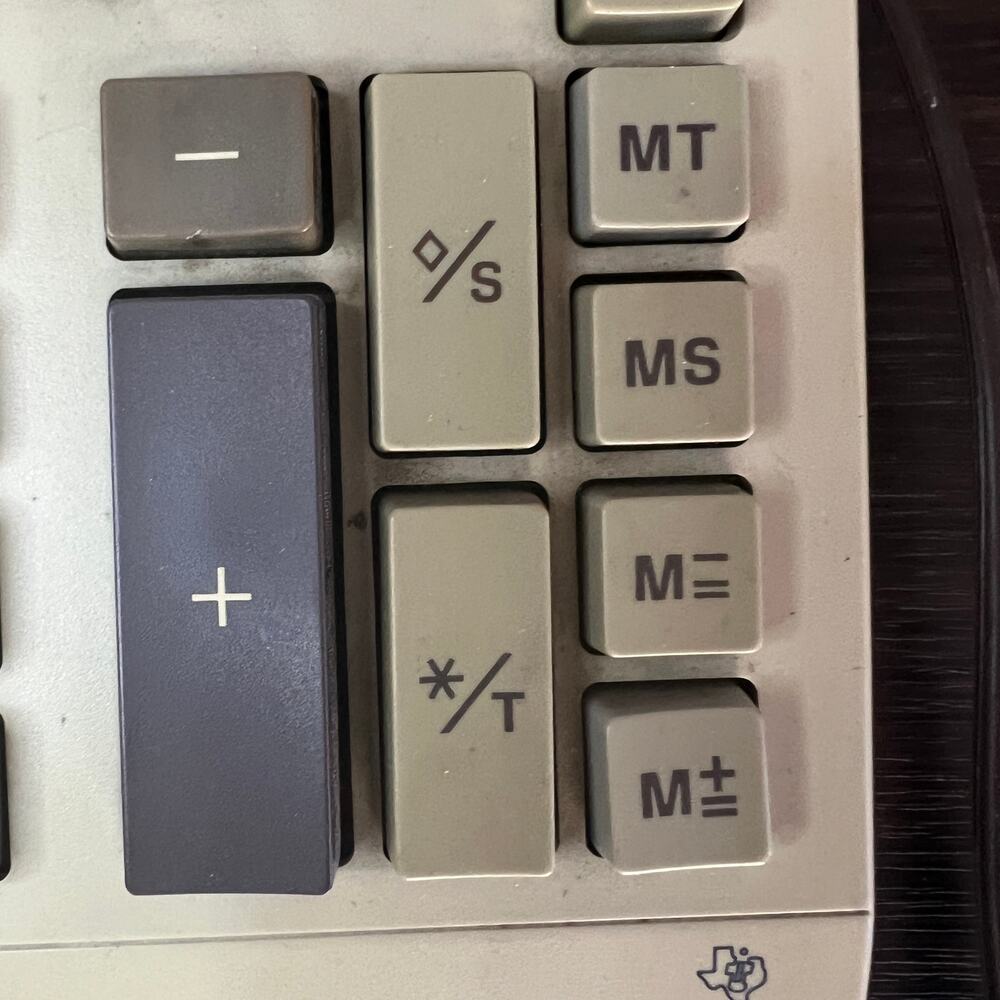 Texas Instruments TI-5130 Printing Calculator Vintage Desktop Tested Powers On - Picture 6 of 16